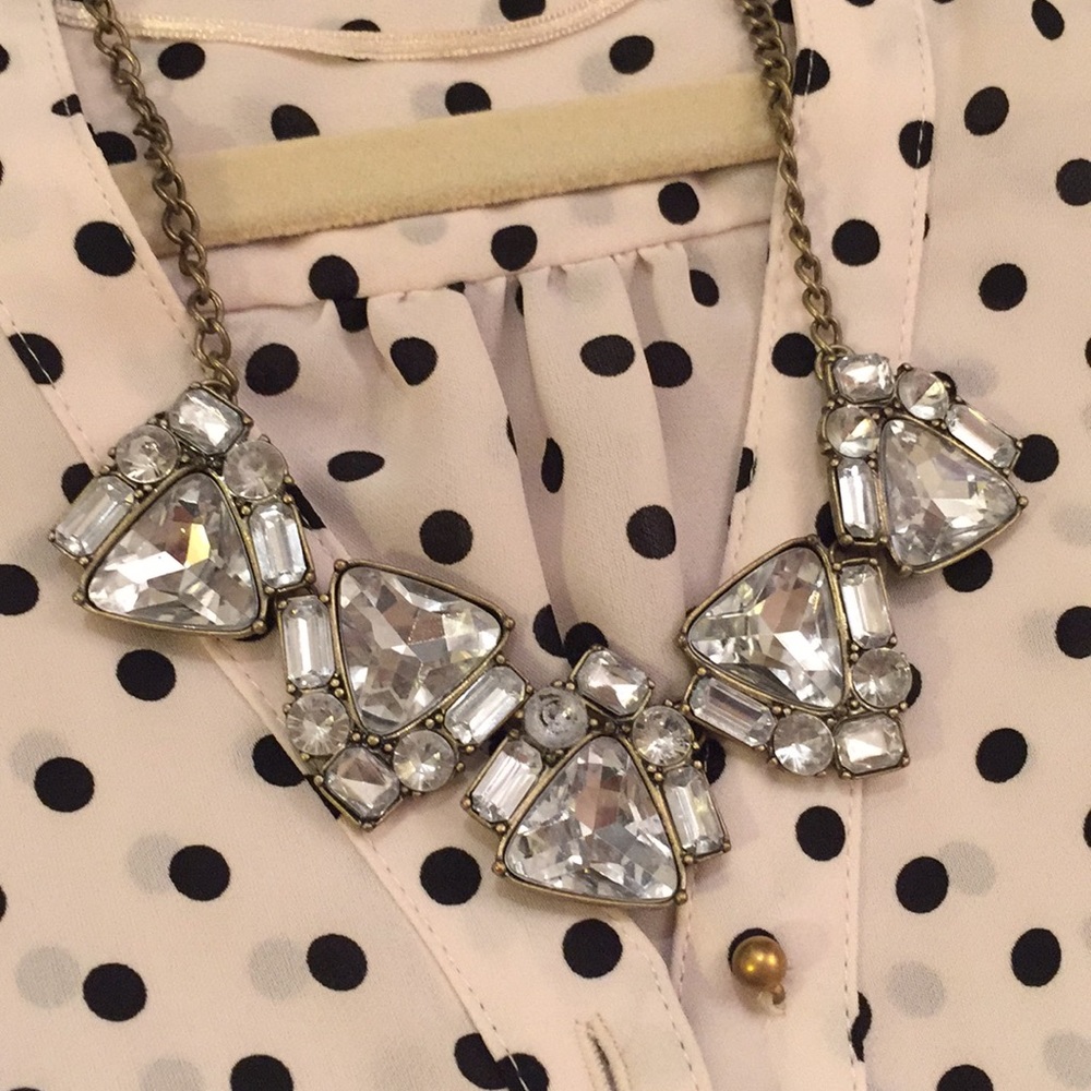 Clear Statement Necklace